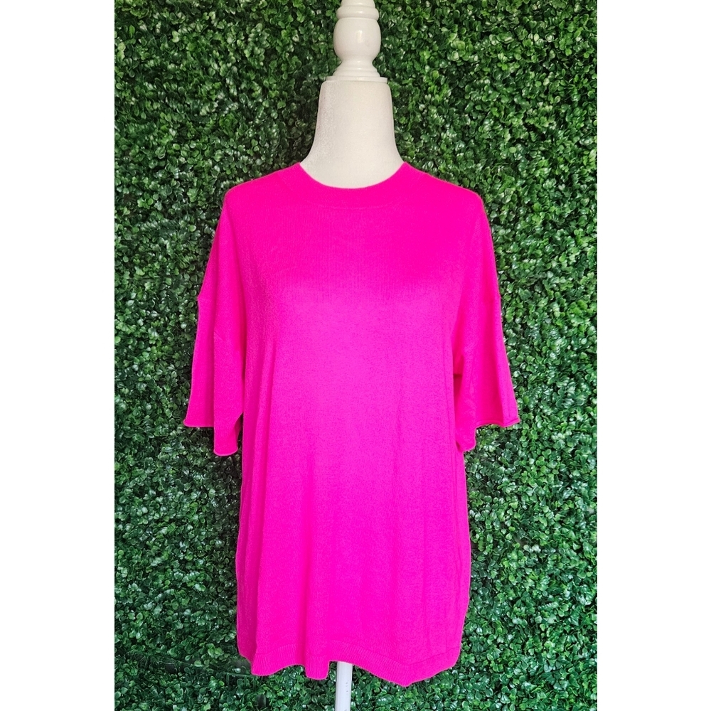 J.Crew Spring Street Featherweight Cashmere Relaxed T-Shirt - Picture 4 of 7